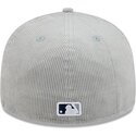 cappello-curvo-grigio-aderente-59fifty-cord-dei-new-york-yankees-mlb-di-new-era