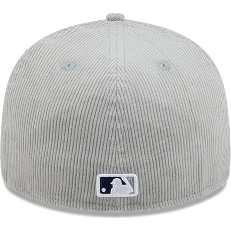 cappello-curvo-grigio-aderente-59fifty-cord-dei-new-york-yankees-mlb-di-new-era