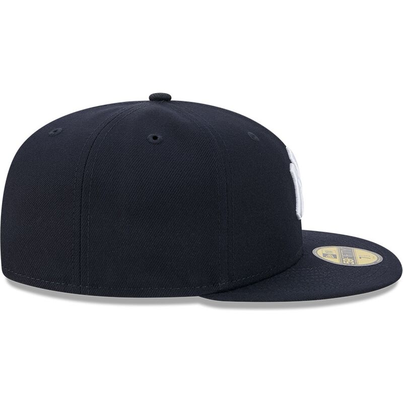 cappello-piatto-blu-marino-aderente-59fifty-side-script-dei-new-york-yankees-mlb-di-new-era