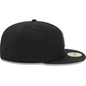 mutzen-flach-schwarz-angepasst-59fifty-side-script-der-new-york-yankees-mlb-von-new-era