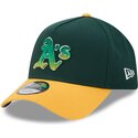 cappello-curvo-verde-snapback-9forty-a-frame-na-lifestyle-f1-dei-oakland-athletics-mlb-di-new-era