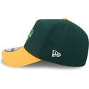 cappello-curvo-verde-snapback-9forty-a-frame-na-lifestyle-f1-dei-oakland-athletics-mlb-di-new-era
