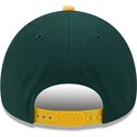 cappello-curvo-verde-snapback-9forty-a-frame-na-lifestyle-f1-dei-oakland-athletics-mlb-di-new-era