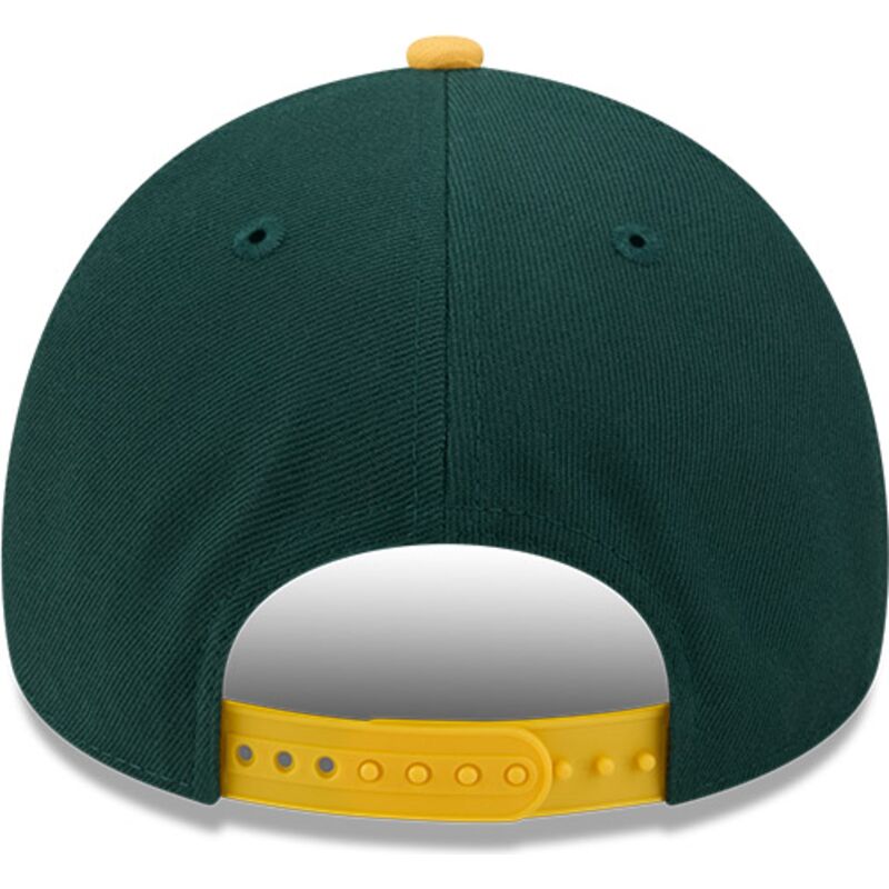 casquette-courbee-verte-et-jaune-snapback-9forty-a-frame-na-lifestyle-f1-oakland-athletics-mlb-new-era