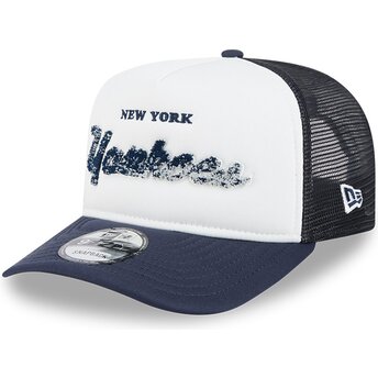Cappello curvo blu marino snapback 9FIFTY A Frame NA Lifestyle F1 dei New York Yankees MLB di New Era