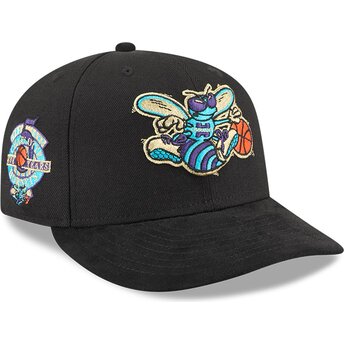 Cappello curvo nero snapback 9FIFTY NA Lifestyle F1 dei Charlotte Hornets NBA di New Era