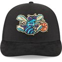 mutzen-gebogen-schwarz-snapback-9fifty-na-lifestyle-f1-der-charlotte-hornets-nba-von-new-era