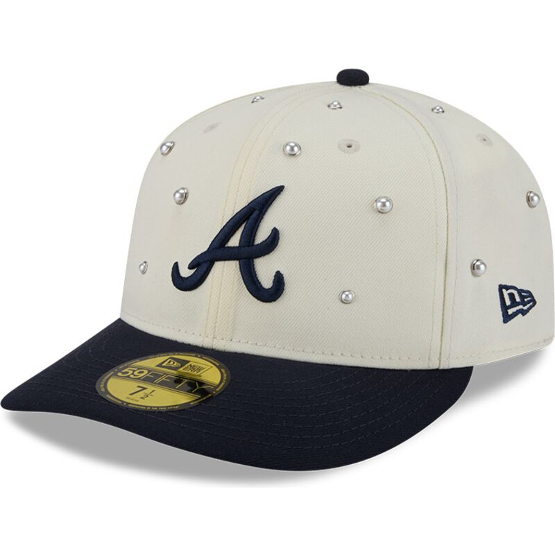 cappello-curvo-beige-aderente-59fifty-beads-na-lifestyle-f1-dei-atlanta-braves-mlb-di-new-era