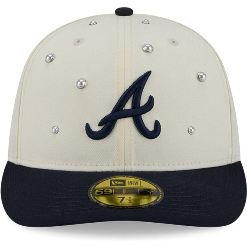 cappello-curvo-beige-aderente-59fifty-beads-na-lifestyle-f1-dei-atlanta-braves-mlb-di-new-era
