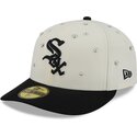 cappello-curvo-beige-aderente-59fifty-beads-na-lifestyle-f1-dei-chicago-white-sox-mlb-di-new-era