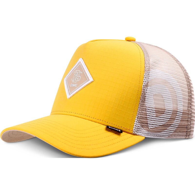 casquette-trucker-jaune-hft-big-ripstop-djinns