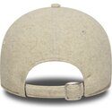 casquette-courbee-beige-ajustable-avec-logo-beige-9twenty-a-frame-melton-luxe-new-york-yankees-mlb-new-era