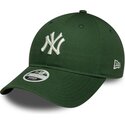 cappello-curvo-verde-cinghia-regolabile-9twenty-league-essential-midi-dei-new-york-yankees-mlb-di-new-era