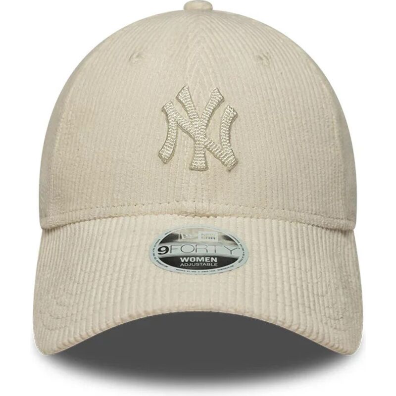 cappello-curvo-beige-cinghia-regolabile-9forty-cord-dei-new-york-yankees-mlb-di-new-era cappello-curvo-beige-cinghia-regolabile-9forty-cord-dei-new-york-yankees-mlb-di-new-era
