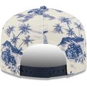 casquette-courbee-bleue-marine-et-blanche-snapback-19twenty-tropics-new-york-yankees-mlb-new-era
