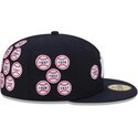 cappello-piatto-blu-marino-aderente-59fifty-spike-lee-patches-dei-new-york-yankees-mlb-di-new-era