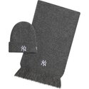 cappello-grigio-bufanda-knit-set-dei-new-york-yankees-mlb-di-new-era