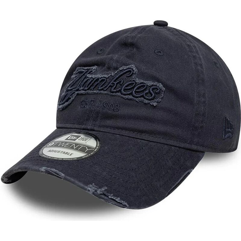 mutzen-gebogen-marineblau-verstellbares-band-9twenty-distress-wordmark-der-new-york-yankees-mlb-von-new-era mutzen-gebogen-marineblau-verstellbares-band-9twenty-distress-wordmark-der-new-york-yankees-mlb-von-new-era