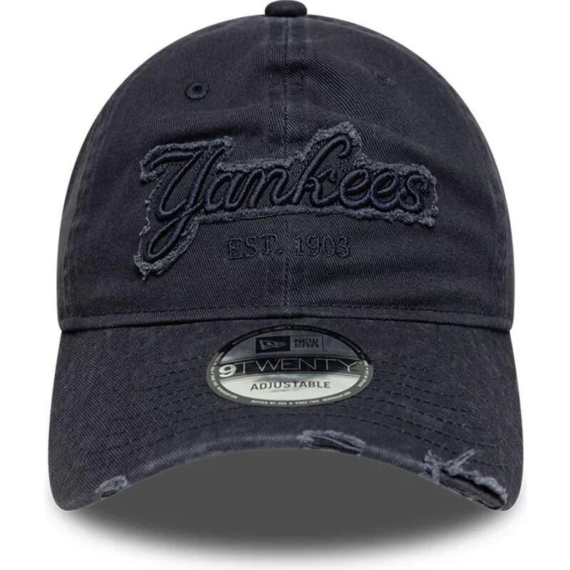 mutzen-gebogen-marineblau-verstellbares-band-9twenty-distress-wordmark-der-new-york-yankees-mlb-von-new-era mutzen-gebogen-marineblau-verstellbares-band-9twenty-distress-wordmark-der-new-york-yankees-mlb-von-new-era