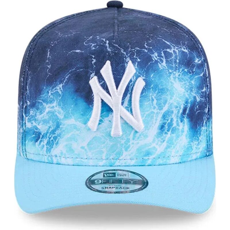 cappello-curvo-blu-snapback-9fifty-a-frame-deep-water-dei-new-york-yankees-mlb-di-new-era cappello-curvo-blu-snapback-9fifty-a-frame-deep-water-dei-new-york-yankees-mlb-di-new-era