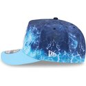 mutzen-gebogen-blau-snapback-9fifty-a-frame-deep-water-der-new-york-yankees-mlb-von-new-era