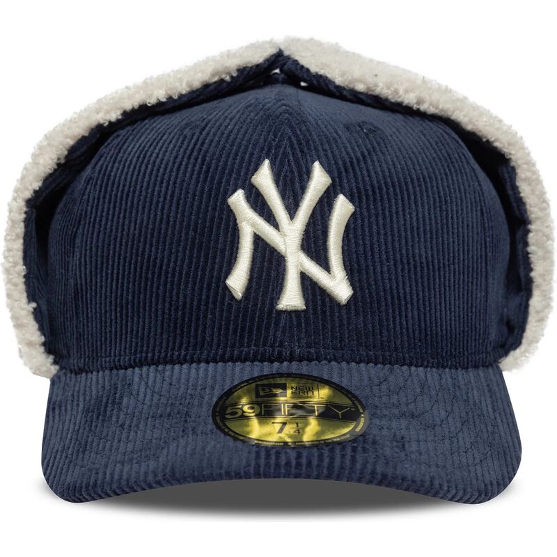 mutzen-gebogen-marineblau-angepasst-59fifty-cord-dog-ear-der-new-york-yankees-mlb-von-new-era