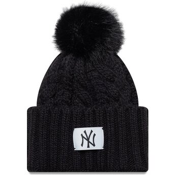 Cappello pompon nero per bambino Cable dei New York Yankees MLB di New Era