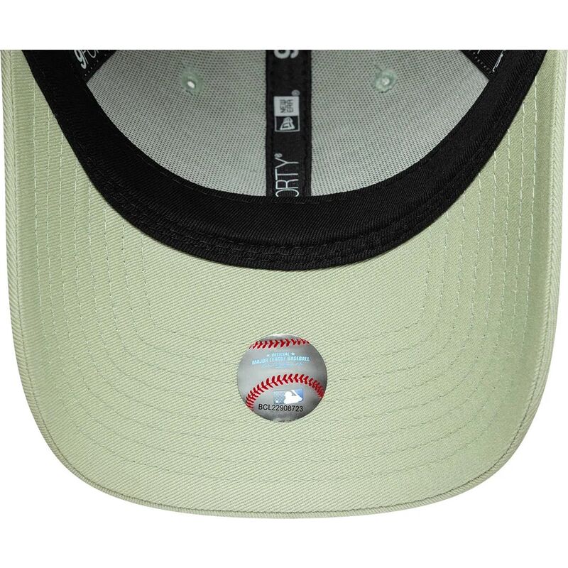 cappello-curvo-verde-cinghia-regolabile-9forty-league-essential-dei-los-angeles-dodgers-mlb-di-new-era