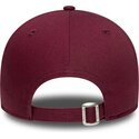 cappello-curvo-rosso-cinghia-regolabile-9forty-team-outline-dei-los-angeles-dodgers-mlb-di-new-era