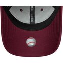 cappello-curvo-rosso-cinghia-regolabile-9forty-team-outline-dei-los-angeles-dodgers-mlb-di-new-era