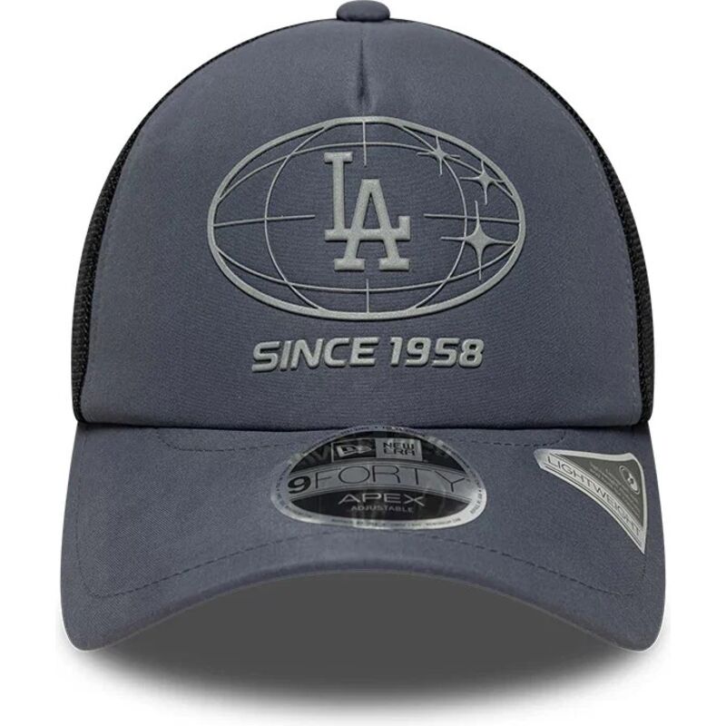 mutzen-gebogen-grau-snapback-9forty-apex-graphic-der-los-angeles-dodgers-mlb-von-new-era