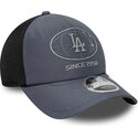 casquette-trucker-grise-et-noire-9forty-apex-graphic-los-angeles-dodgers-mlb-new-era