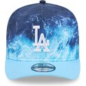 cappello-curvo-blu-snapback-9fifty-a-frame-deep-water-dei-los-angeles-dodgers-mlb-di-new-era