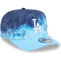 mutzen-gebogen-blau-snapback-9fifty-a-frame-deep-water-der-los-angeles-dodgers-mlb-von-new-era