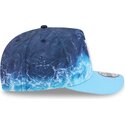 mutzen-gebogen-blau-snapback-9fifty-a-frame-deep-water-der-los-angeles-dodgers-mlb-von-new-era