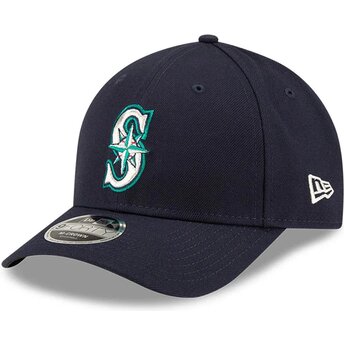 Casquette courbée bleue marine snapback 9FORTY M-Crown Player Replica Seattle Mariners MLB New Era