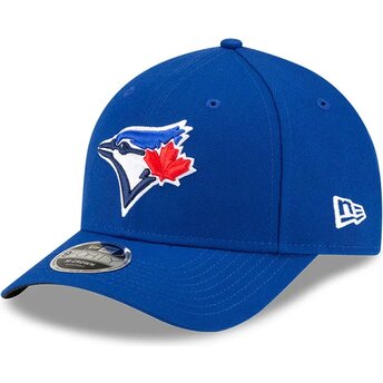 Cappello curvo blu snapback 9FORTY M-Crown Player Replica dei Toronto Blue Jays MLB di New Era