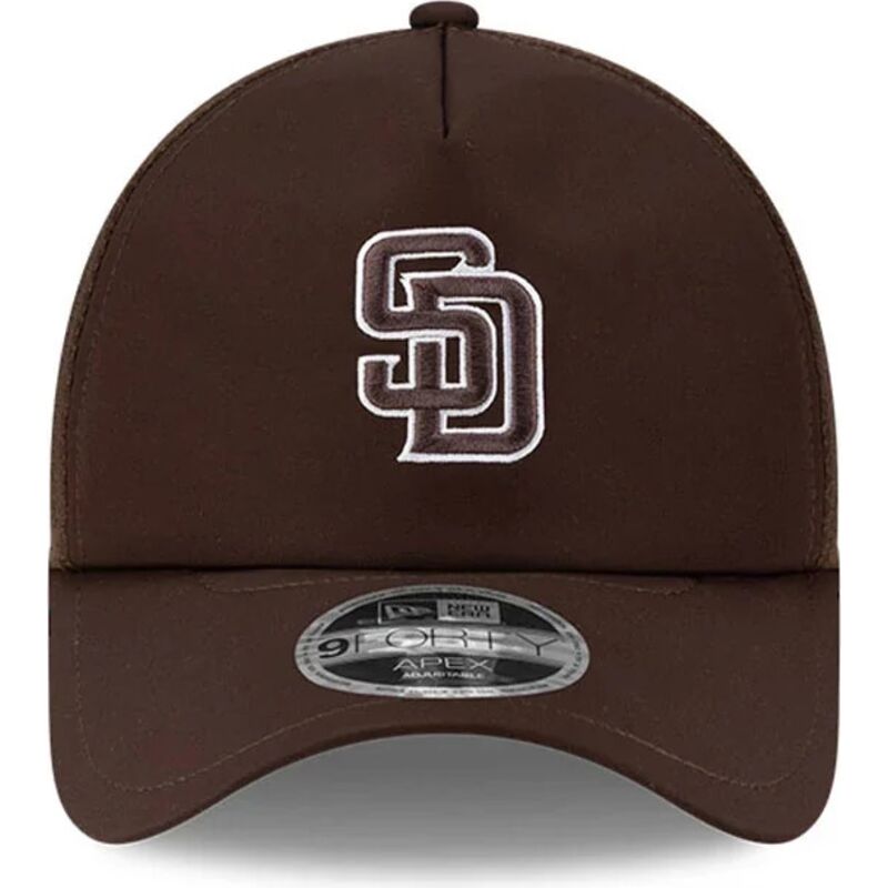 casquette-trucker-marron-9forty-apex-batting-practice-san-diego-padres-mlb-new-era