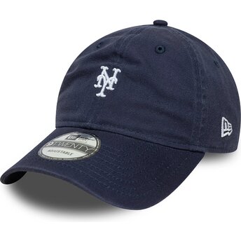 Mützen gebogen marineblau verstellbares band 9TWENTY Washed Mini der New York Mets MLB von New Era