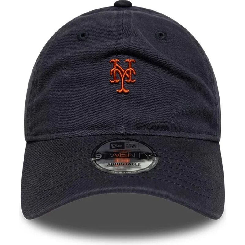 mutzen-gebogen-marineblau-verstellbares-band-9twenty-mini-der-new-york-mets-mlb-von-new-era