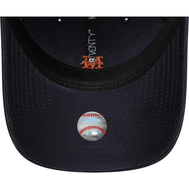 mutzen-gebogen-marineblau-verstellbares-band-9twenty-mini-der-new-york-mets-mlb-von-new-era