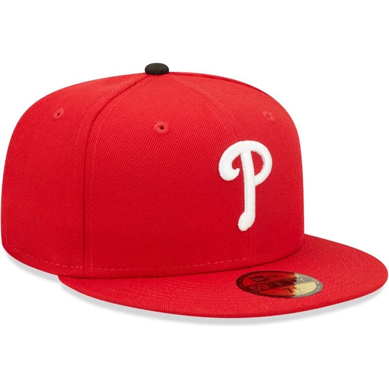cappello-piatto-rosso-aderente-59fifty-ac-perf-dei-philadelphia-phillies-mlb-di-new-era
