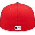 cappello-piatto-rosso-aderente-59fifty-ac-perf-dei-philadelphia-phillies-mlb-di-new-era
