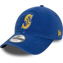 mutzen-gebogen-blau-verstellbares-band-9twenty-core-classic-der-seattle-mariners-mlb-von-new-era