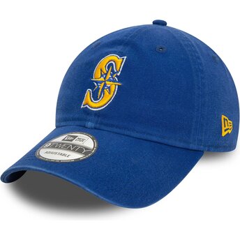 Casquette courbée bleue ajustable 9TWENTY Core Classic Seattle Mariners MLB New Era