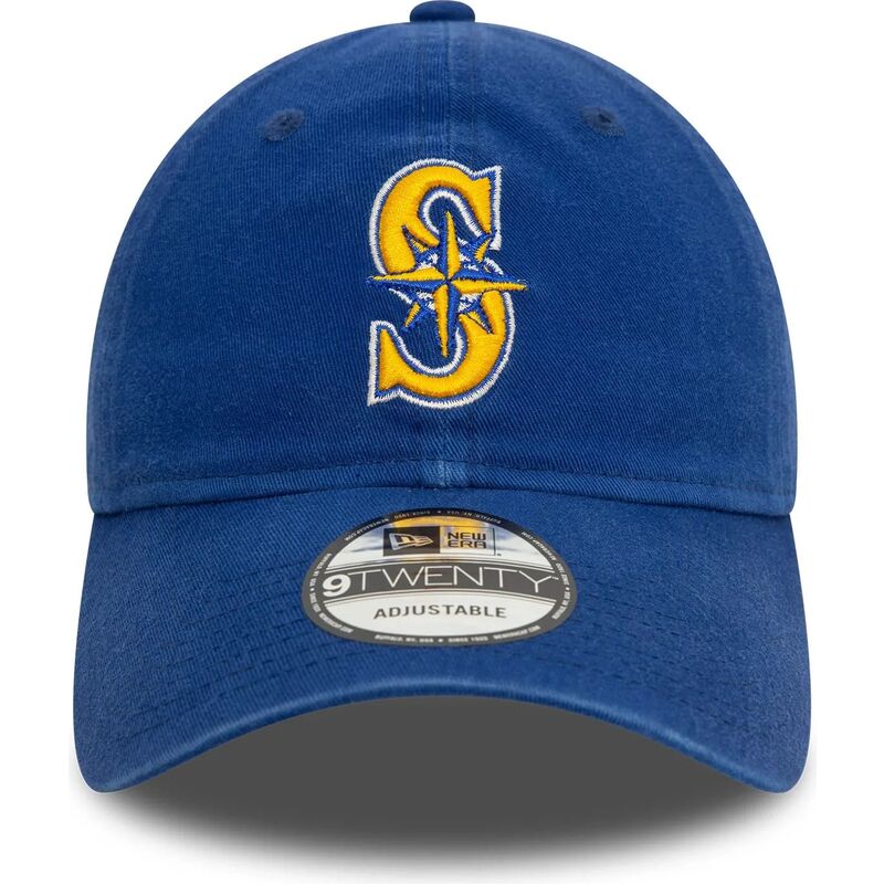 cappello-curvo-blu-cinghia-regolabile-9twenty-core-classic-dei-seattle-mariners-mlb-di-new-era cappello-curvo-blu-cinghia-regolabile-9twenty-core-classic-dei-seattle-mariners-mlb-di-new-era