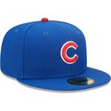 cappello-piatto-blu-aderente-59fifty-ac-perf-dei-chicago-cubs-mlb-di-new-era
