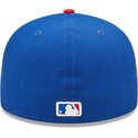 cappello-piatto-blu-aderente-59fifty-ac-perf-dei-chicago-cubs-mlb-di-new-era
