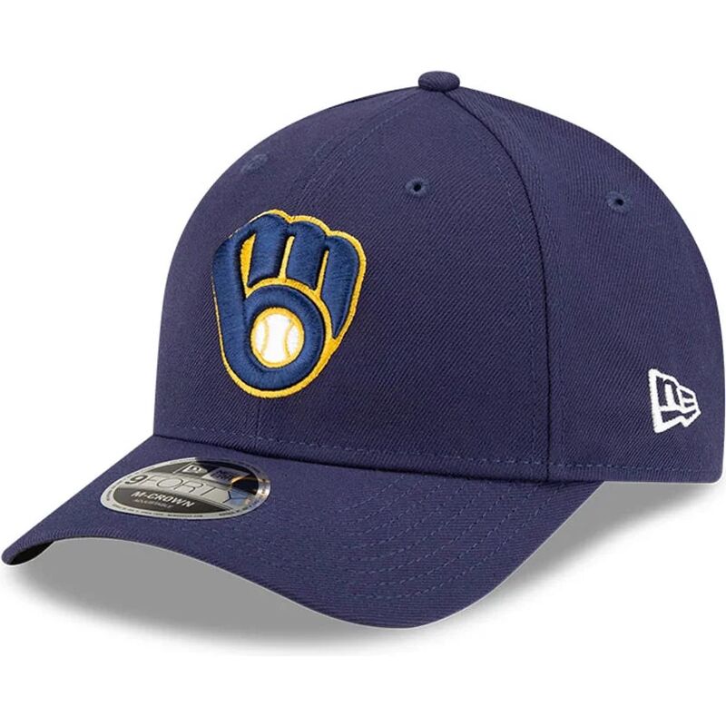 cappello-curvo-blu-marino-snapback-9forty-m-crown-player-replica-dei-milwaukee-brewers-mlb-di-new-era cappello-curvo-blu-marino-snapback-9forty-m-crown-player-replica-dei-milwaukee-brewers-mlb-di-new-era