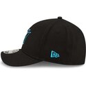 casquette-courbee-noire-snapback-9forty-m-crown-player-replica-miami-marlins-mlb-new-era